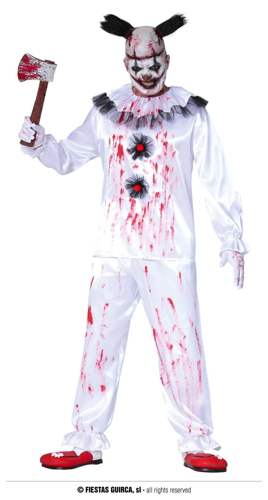 GU ghost clown, adulto, 48   50 (m)