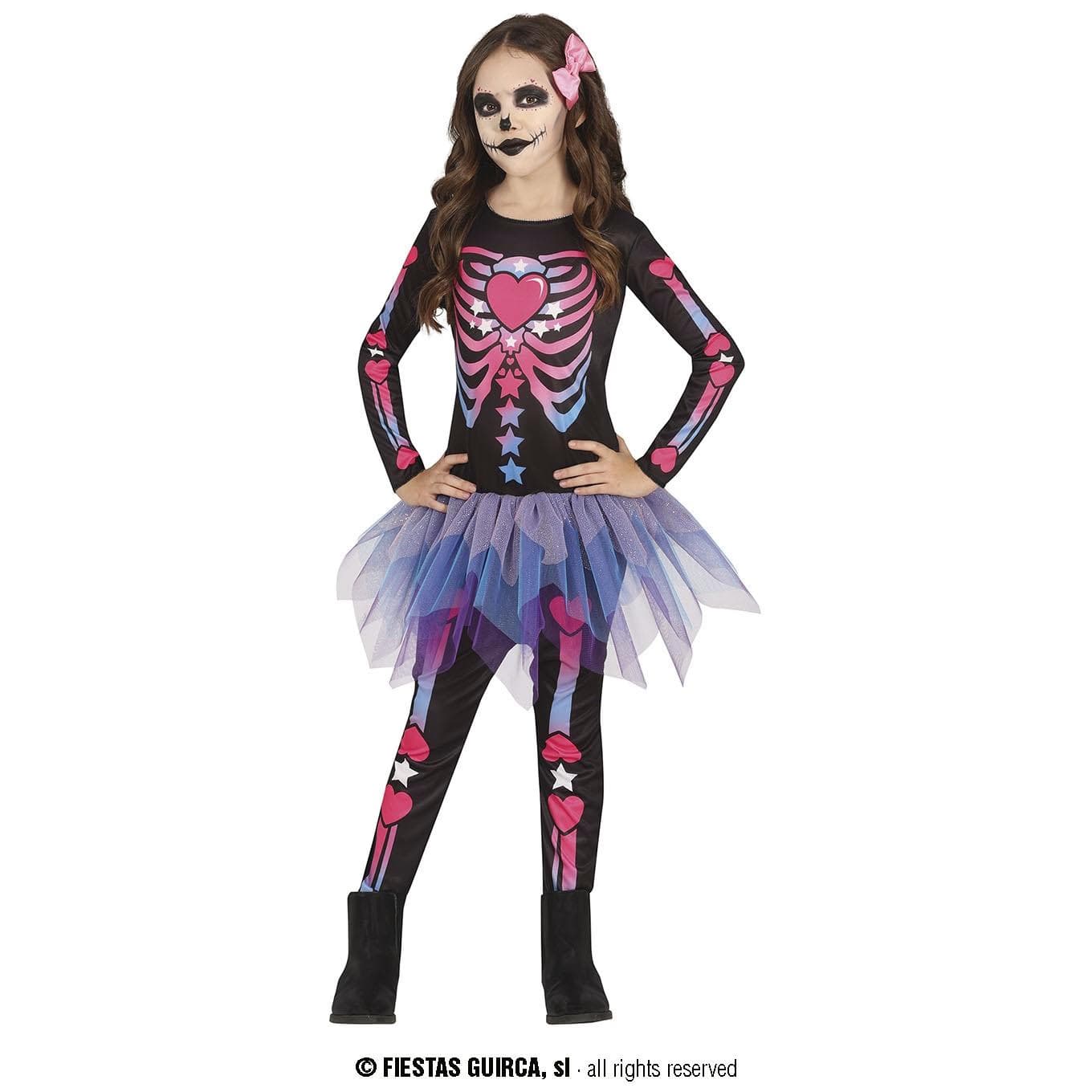 GU pink skeleton, infantil, 5   6 años