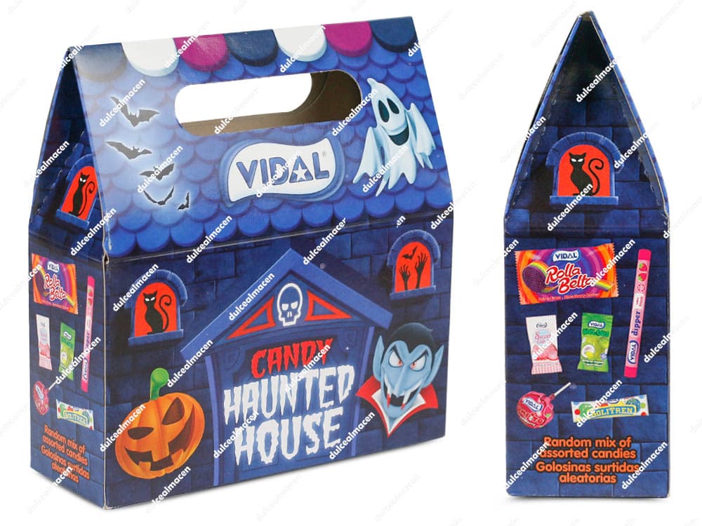 Caja de Vidal Candy Haunted House 200g en Dulcealmacen