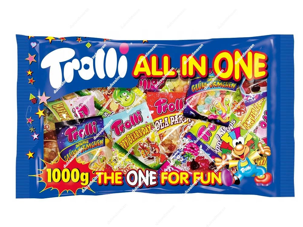 Trolli All in One 1 kg: Gominolas Surtidas a Granel