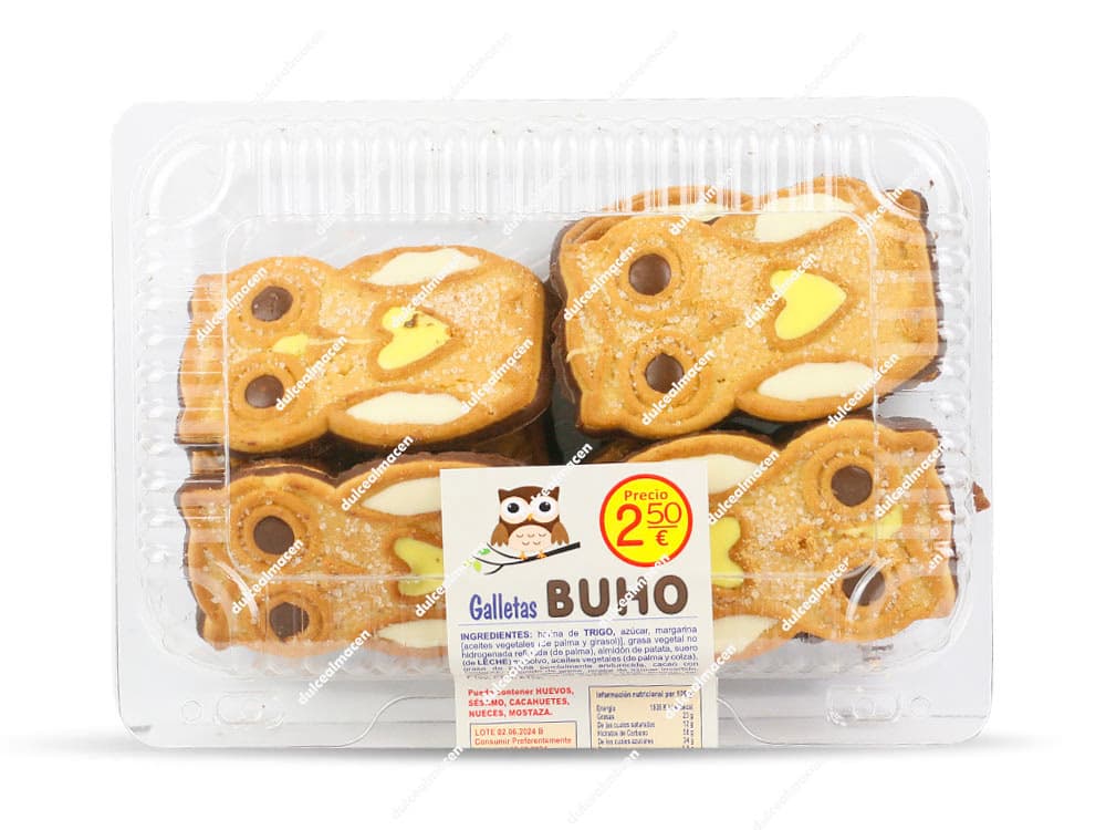 Arte galleta buho PVP 2,50
