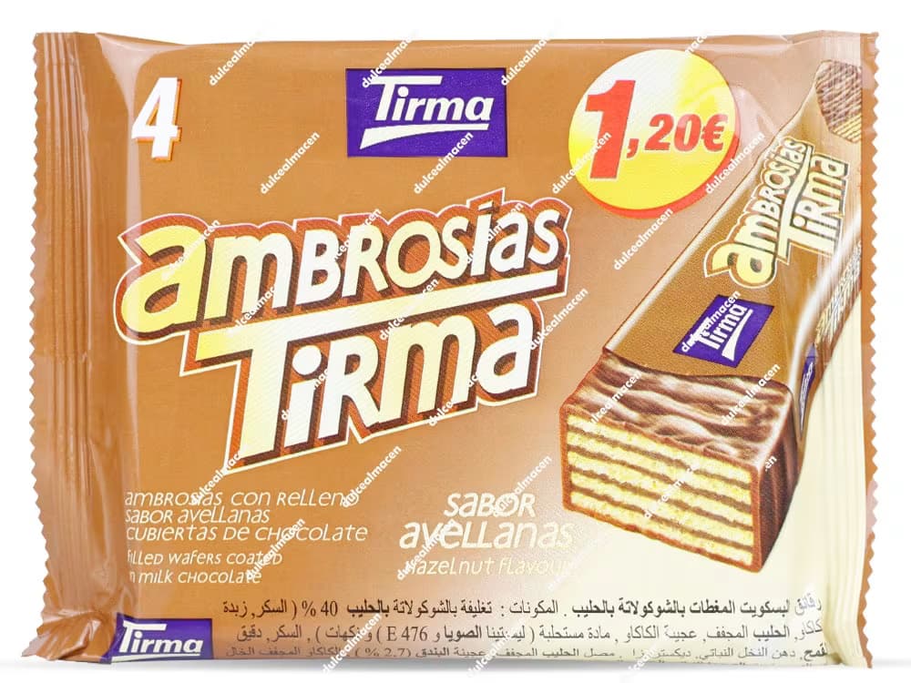 Tirma ambrosía choco-avellana PVP 1,20