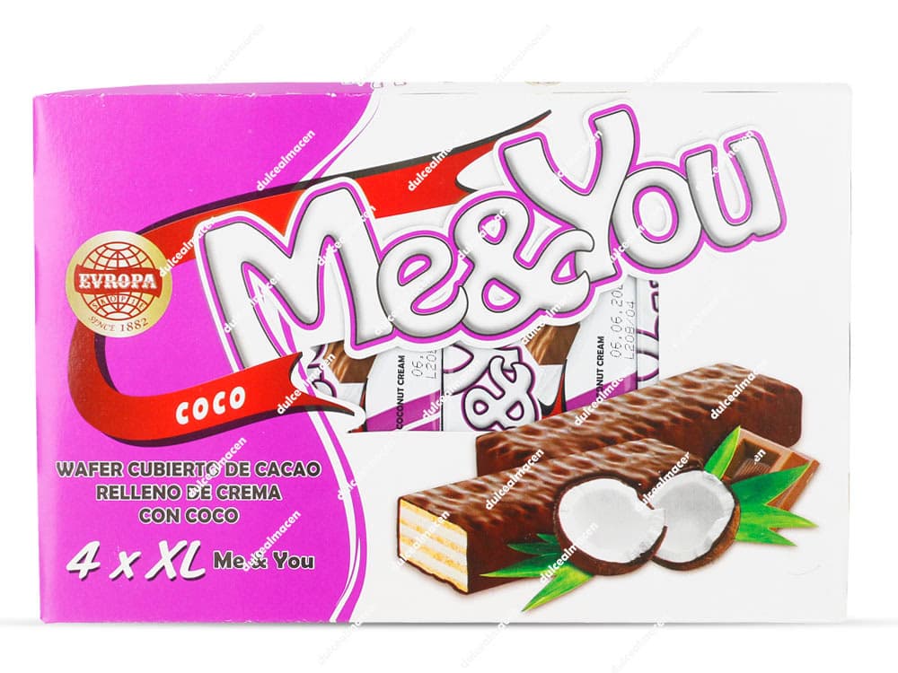 Met You Barritas Coco XL 4 uds
