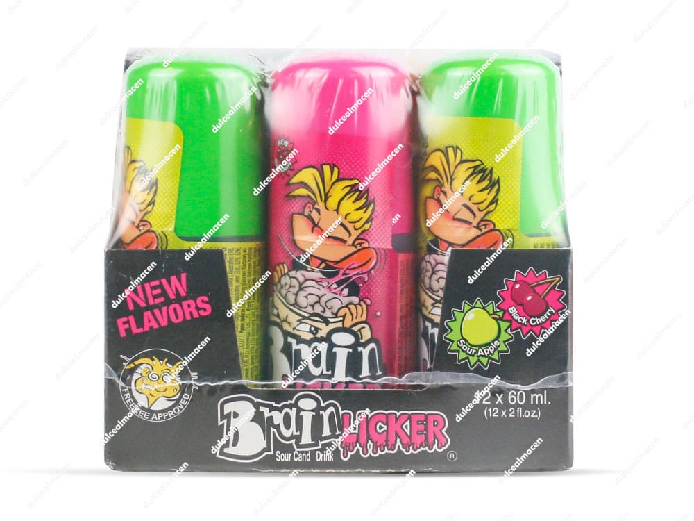 Bee Brain Caramelos de Cereza y Manzana - Pack de 12