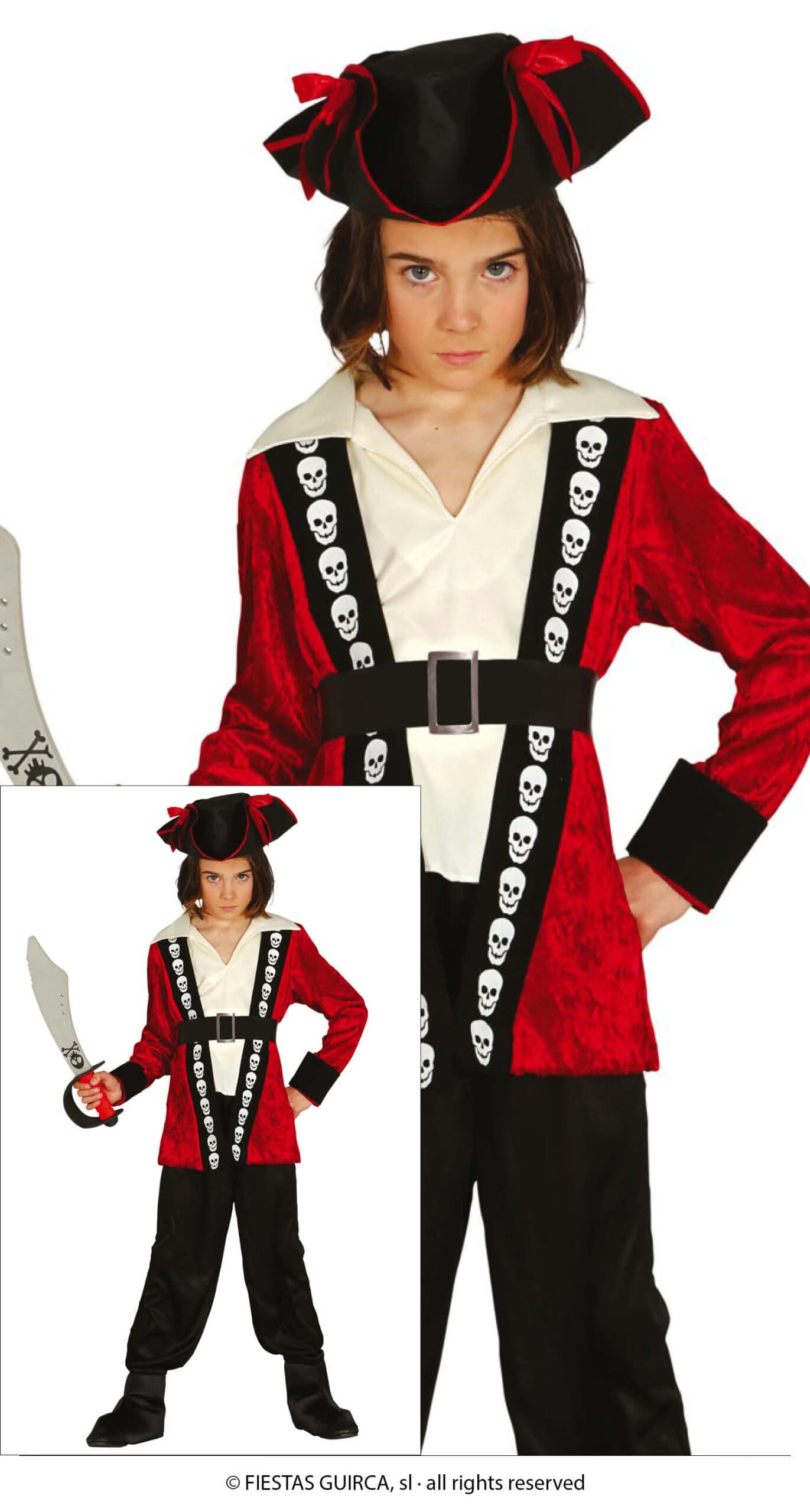 GU pirata, infantil, 5   6 años