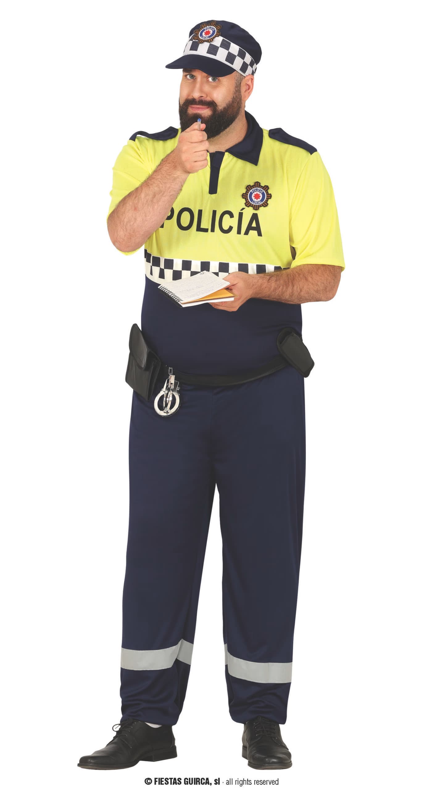 GU policia local, adulto, 54   56 (xl)