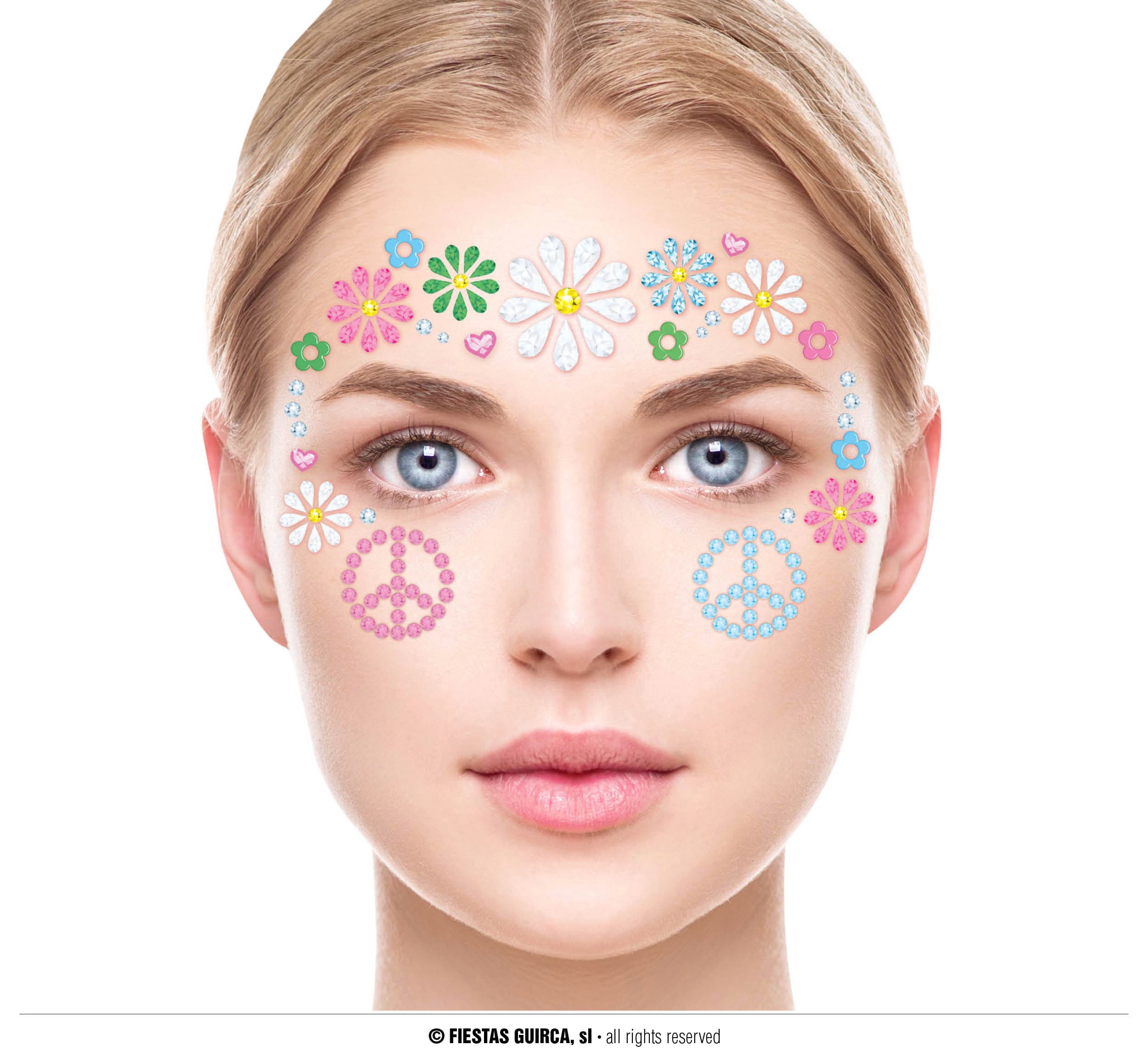 GU hippie jewel face