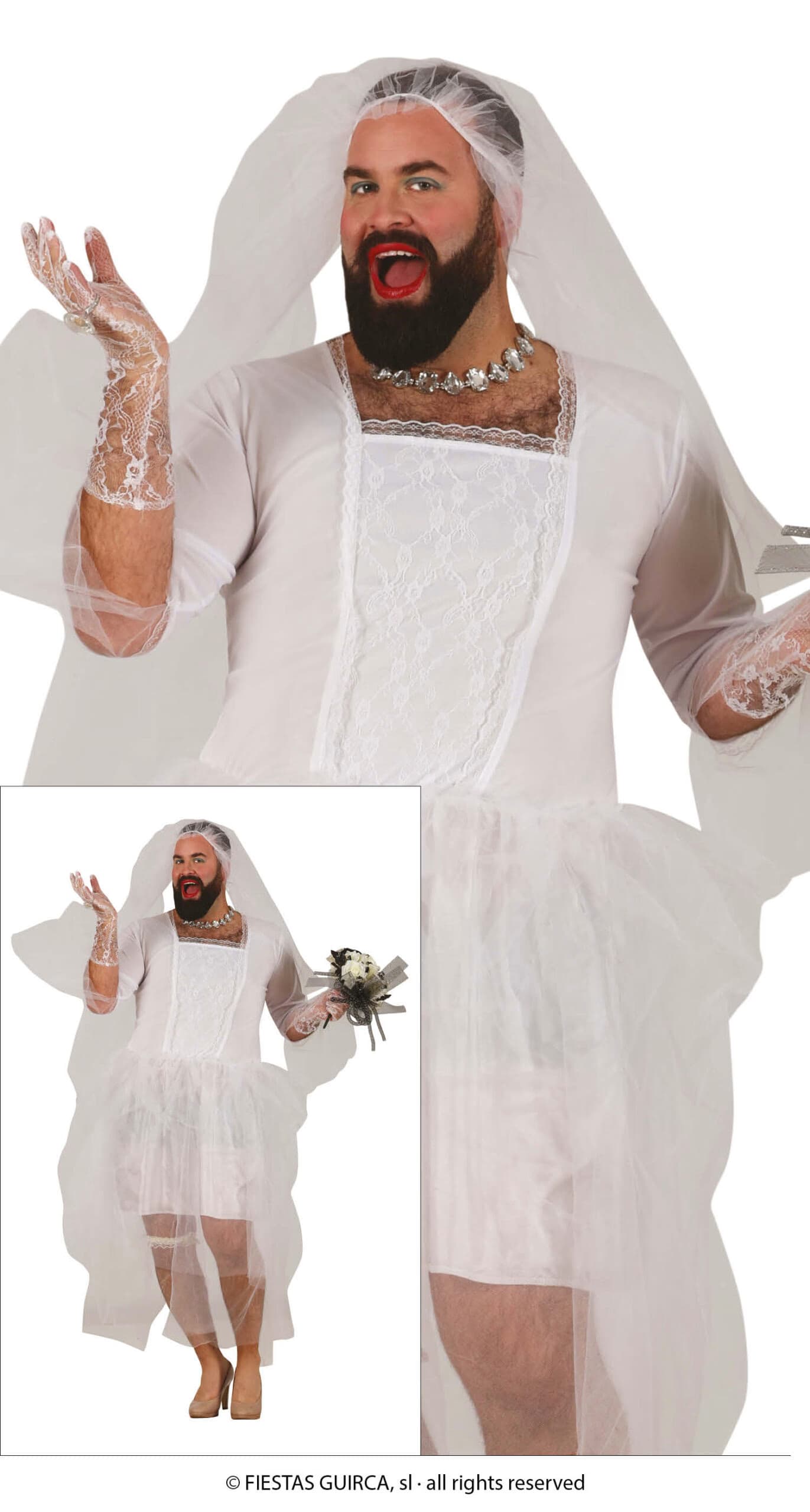 GU novia hombre, adulto, 56 - 58 (xxl)