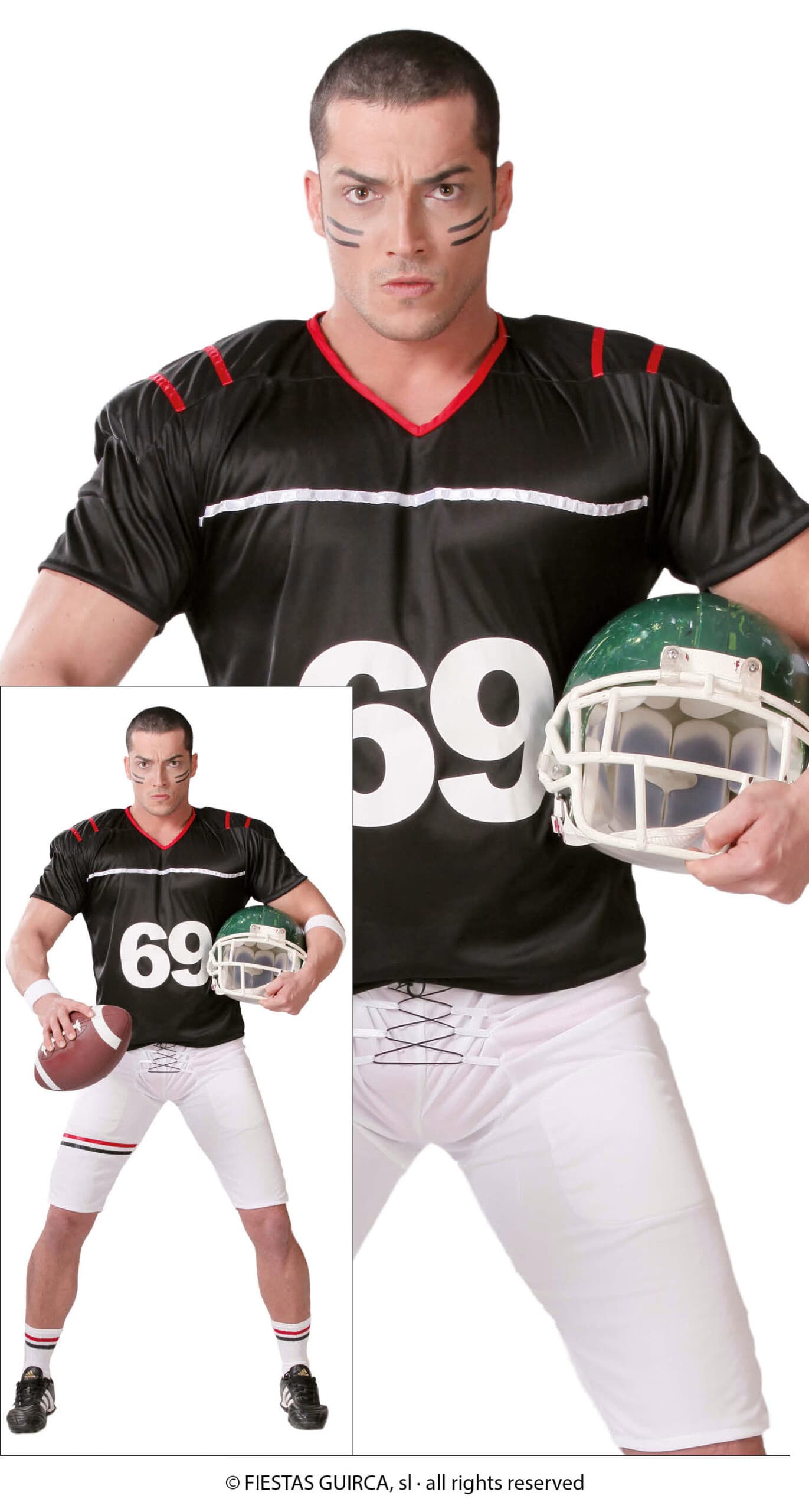GU quarterback, adulto, 46   48 (s)