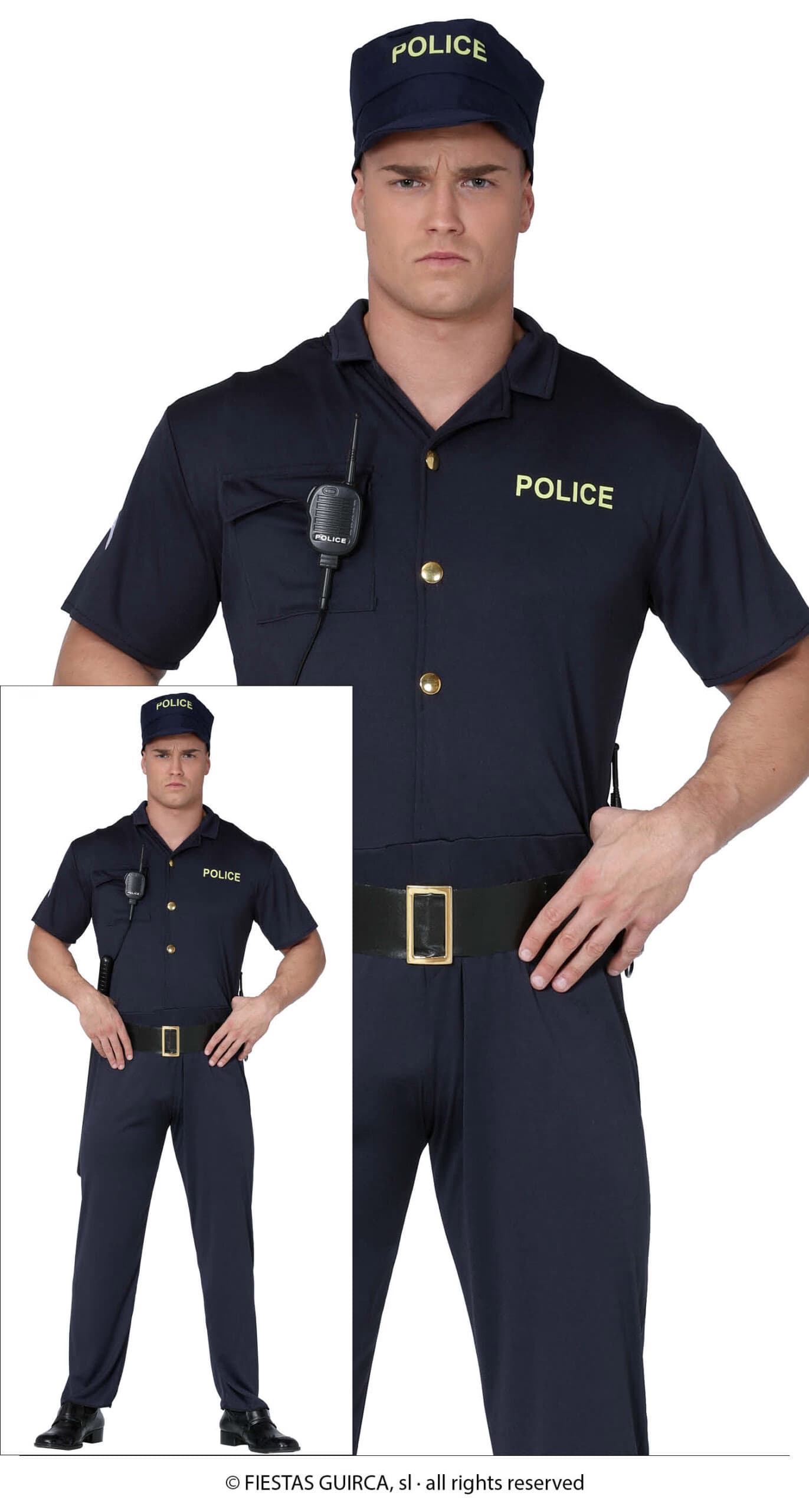 GU agente de policia, adulto, 46   48 (s)