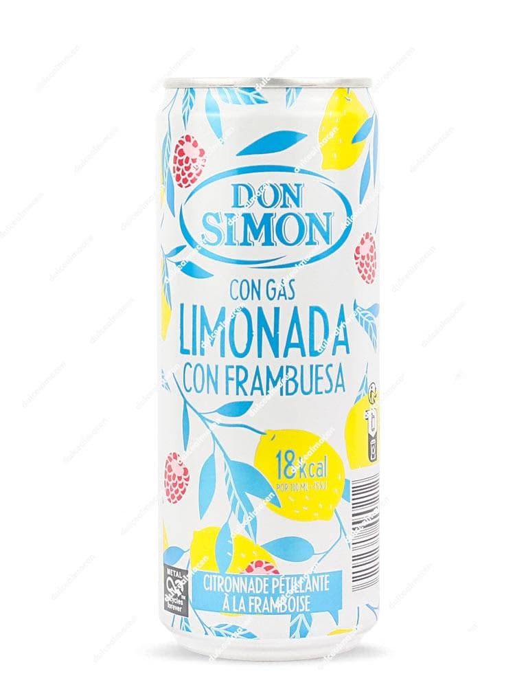 Lata de Limonada Don Simón con Gas y Frambuesa 330ml - Dulcealmacen