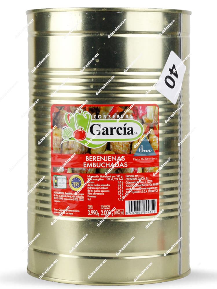 Berenjena García fresca 30-35 piezas (3.99 kg)