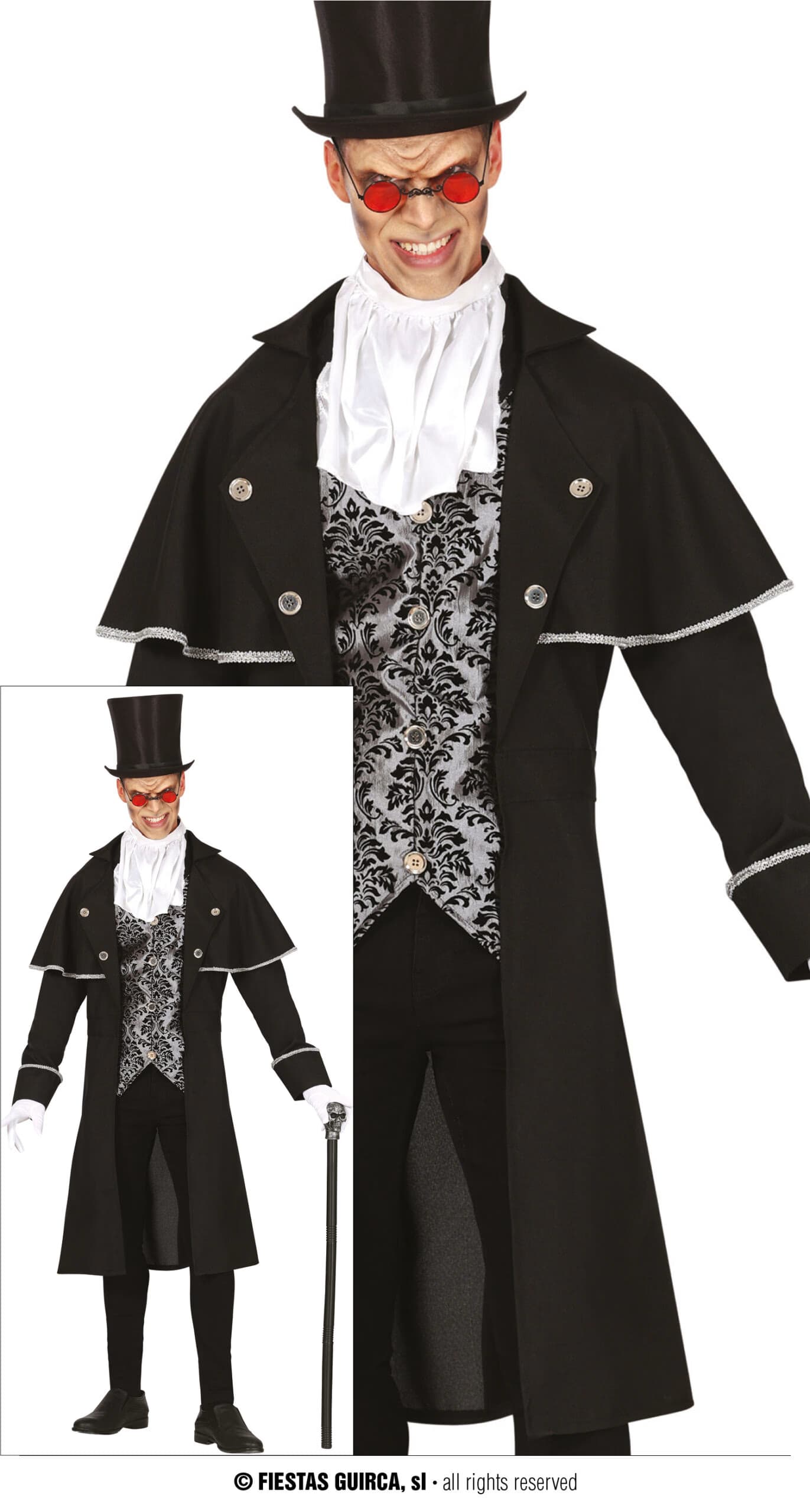 GU silver vampire, adulto, 48   50 (m)