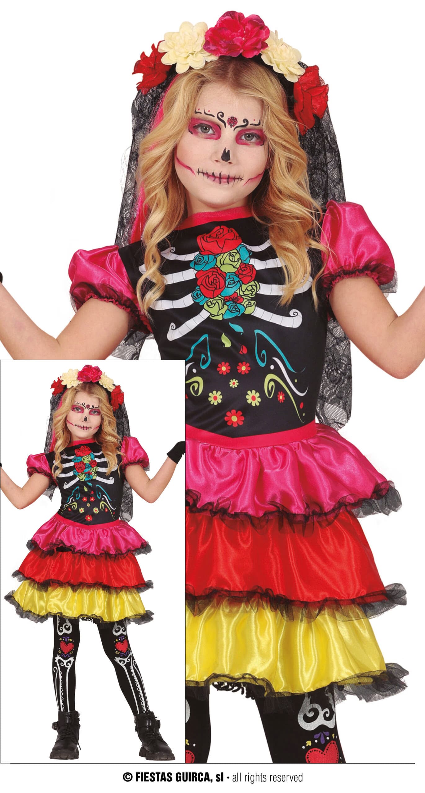 GU catrina, infantil, 7   9 años