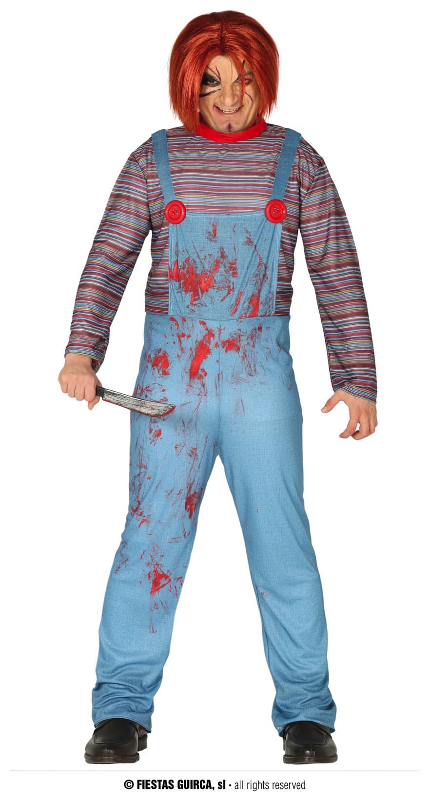 GU killer doll, adulto, 54   56 (xl)