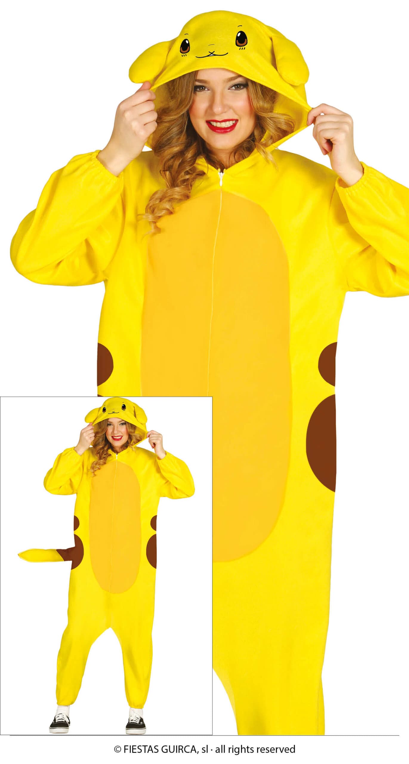 GU chinchilla eléctrica, adulta, 44   46 (xl)