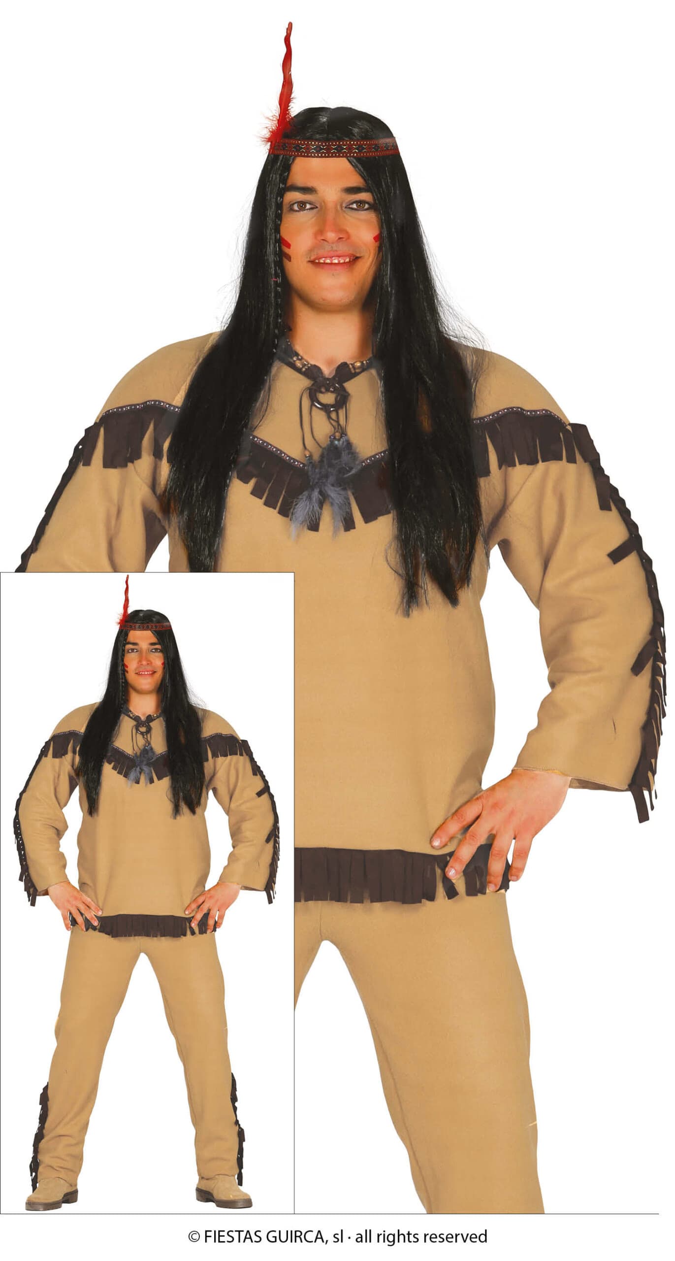 GU indio, adulto, 54   56 (xl)