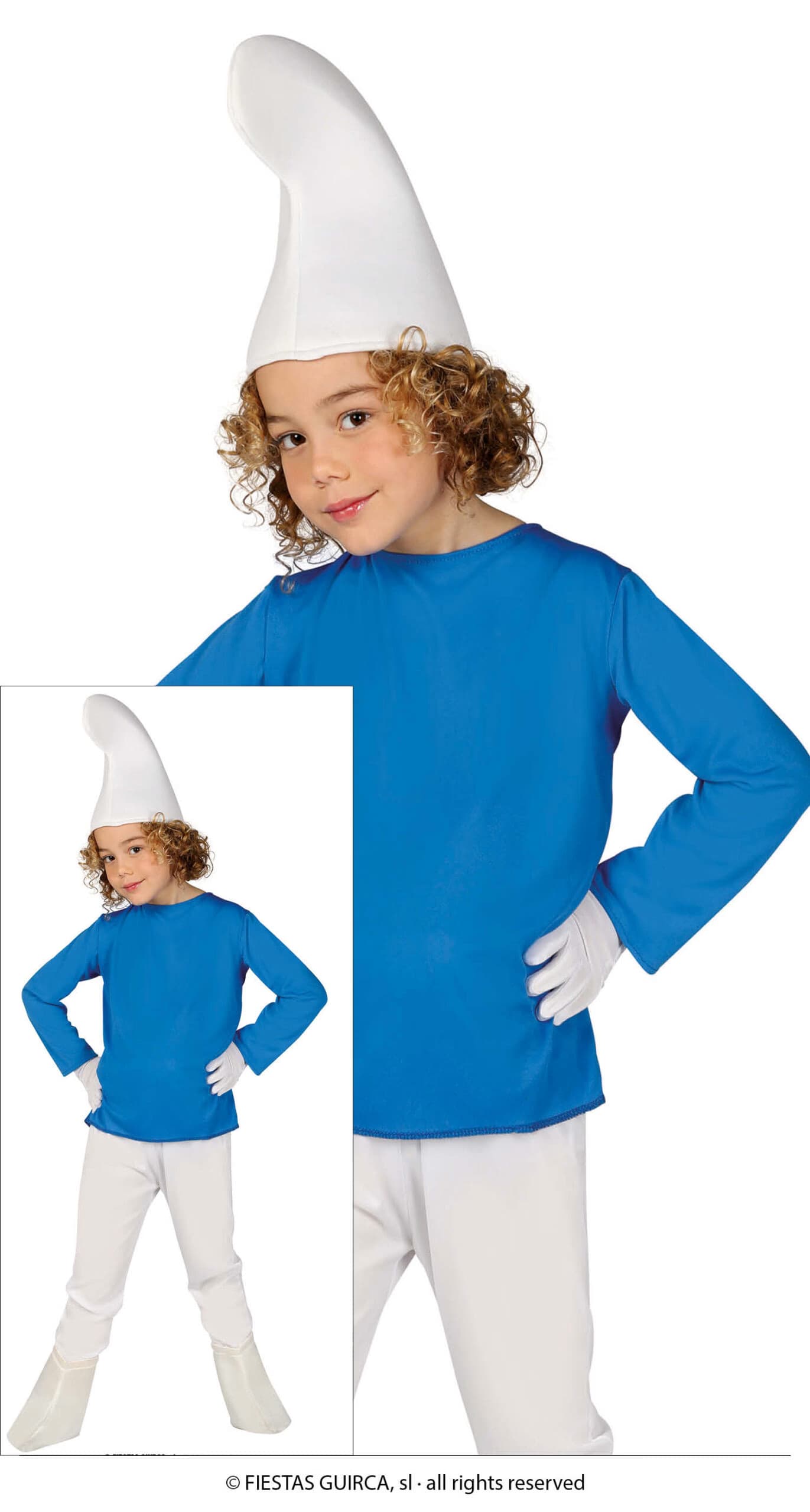 GU enanito azul, infantil, 3   4 años