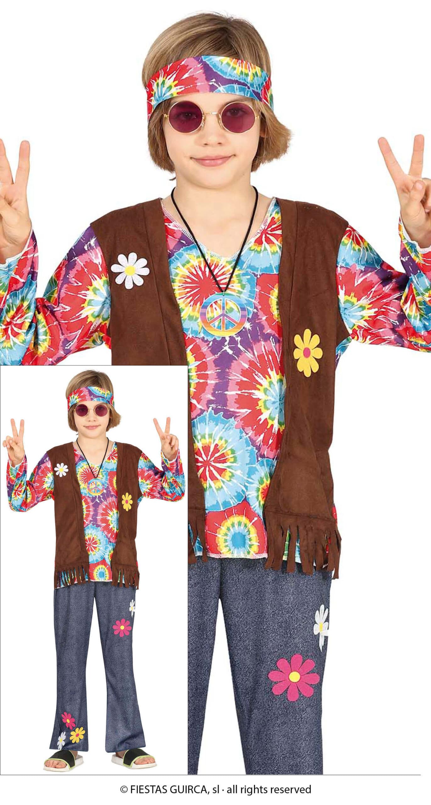 GU hippie, infantil, 3   4 años