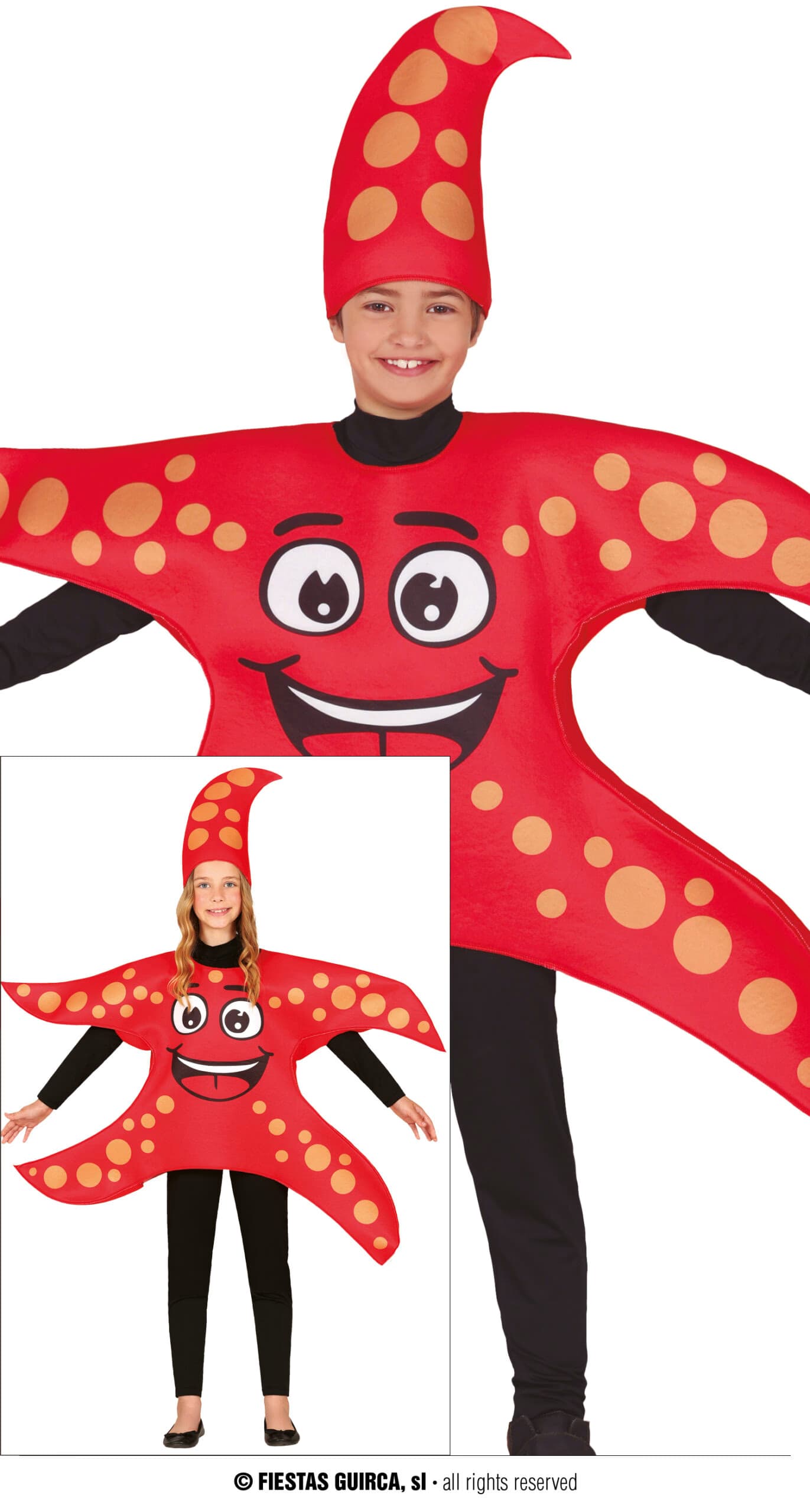 GU red starfish, infantil, 10   12 años