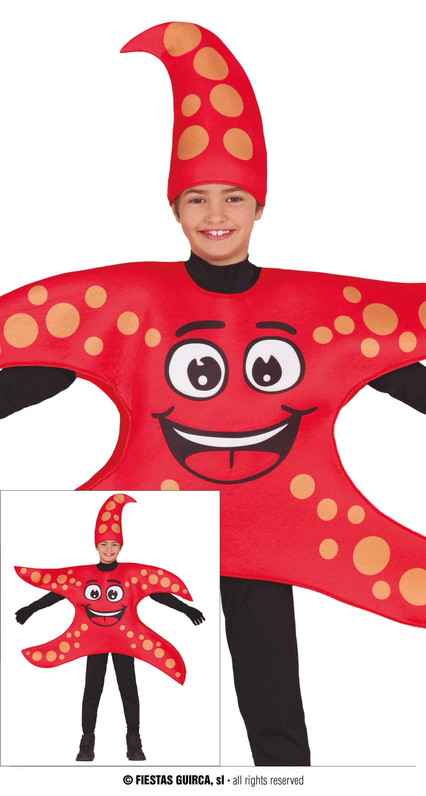 GU red starfish, infantil, 7   9 años