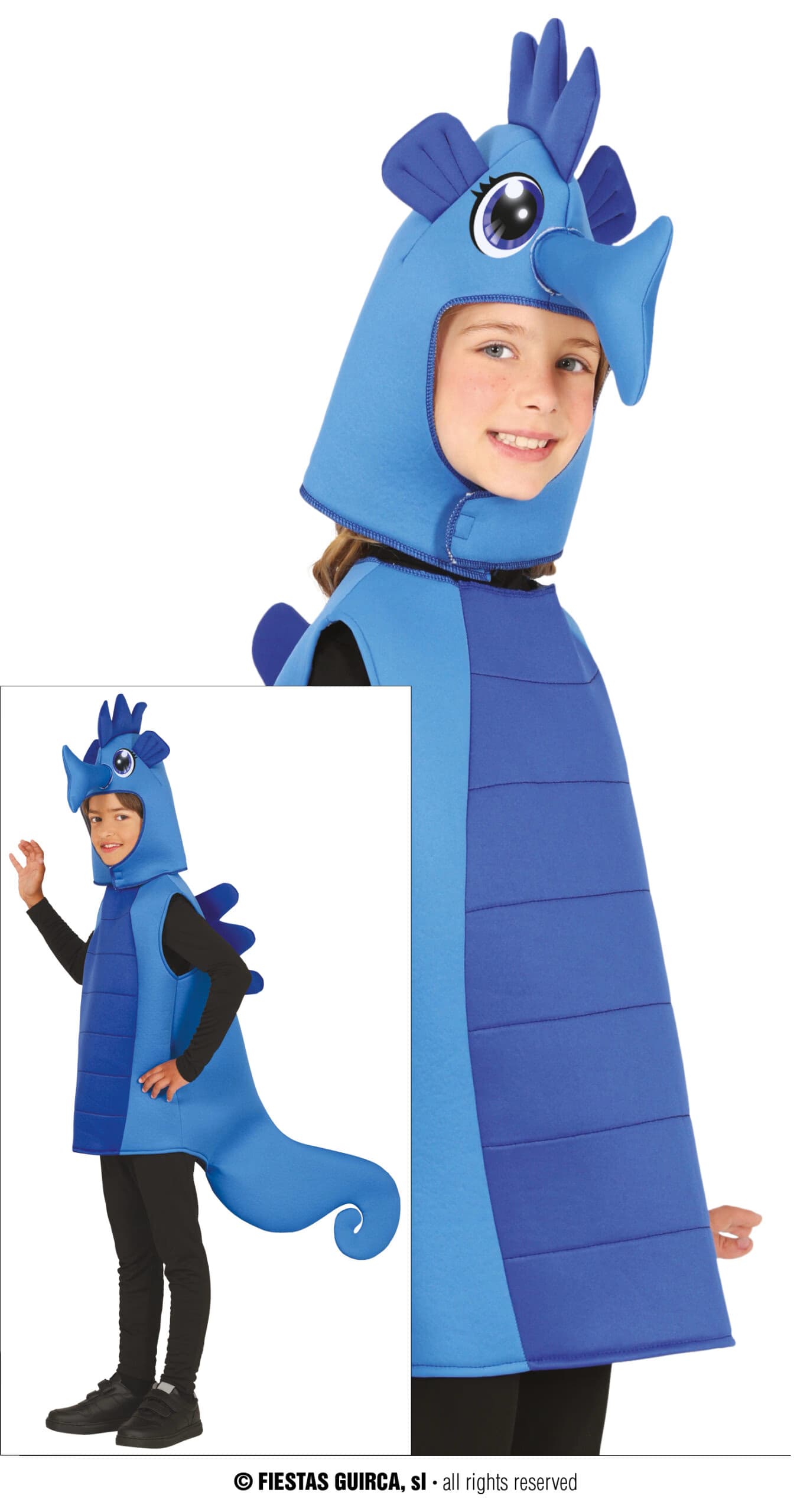 GU blue seahorse, infantil, 3   4 años
