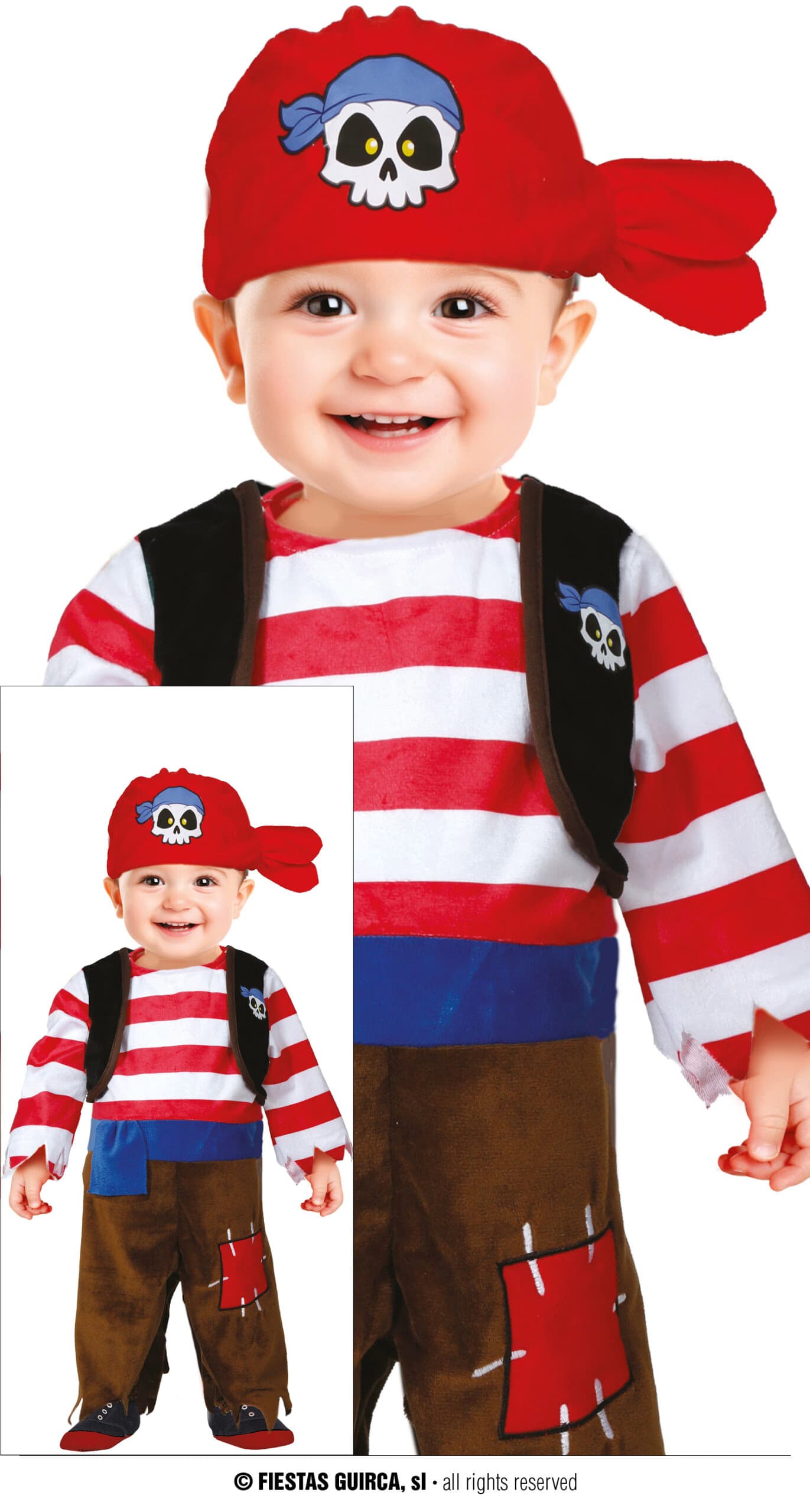 GU pirate, baby, 12   18 meses