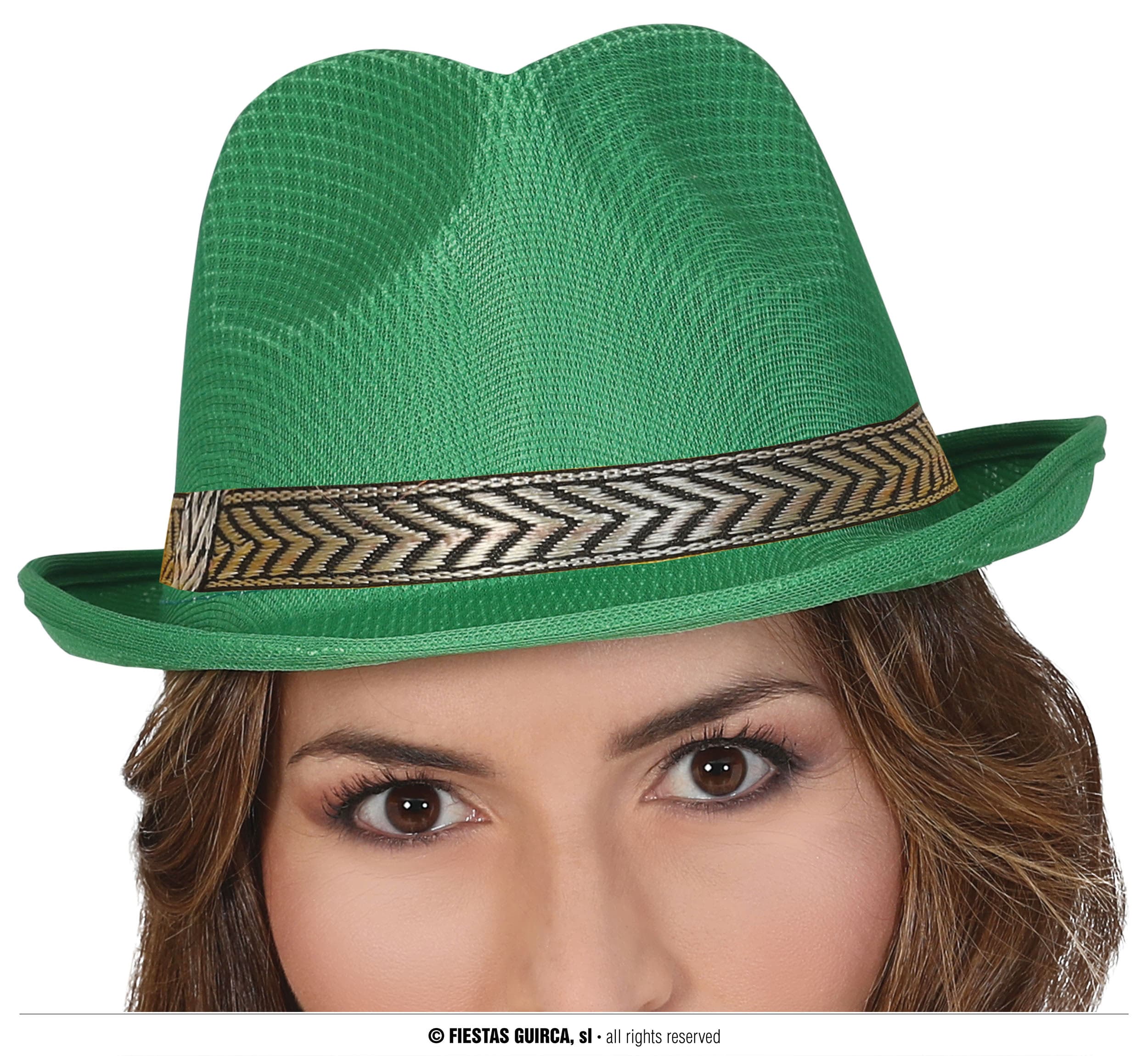 GU gorro gangster verde