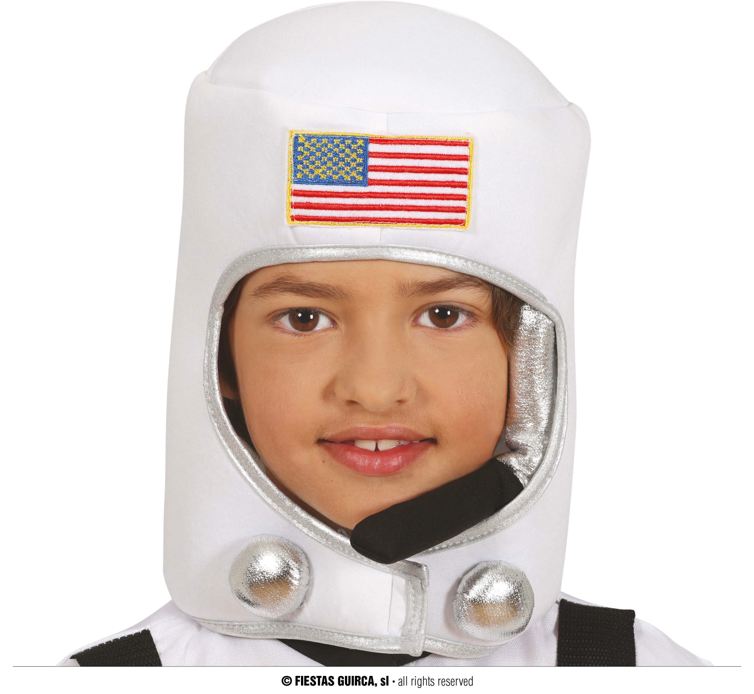 GU casco astronauta tela, infantil