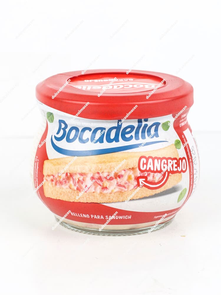 Bocadelia Cangrejo 170 gr frasco de crema para sandwich en Dulcealmacen