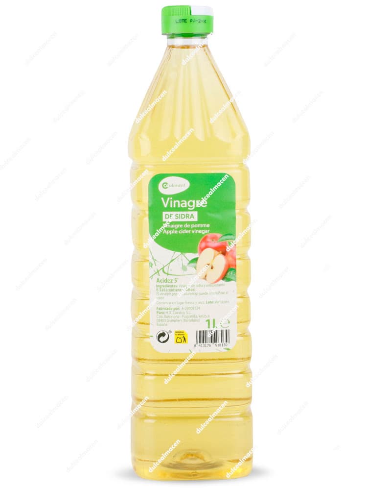 Coaliment Vinagre Sidra 1L botella de vinagre de manzana en Dulcealmacen
