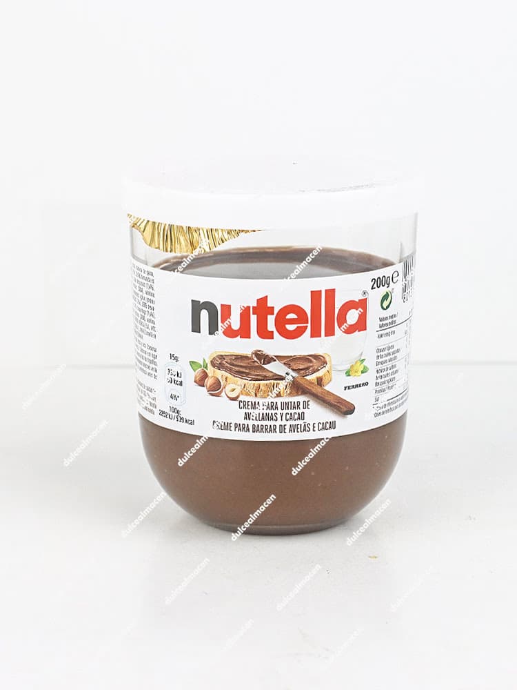 Nutella Tarro 200g de crema de cacao y avellanas en Dulcealmacen