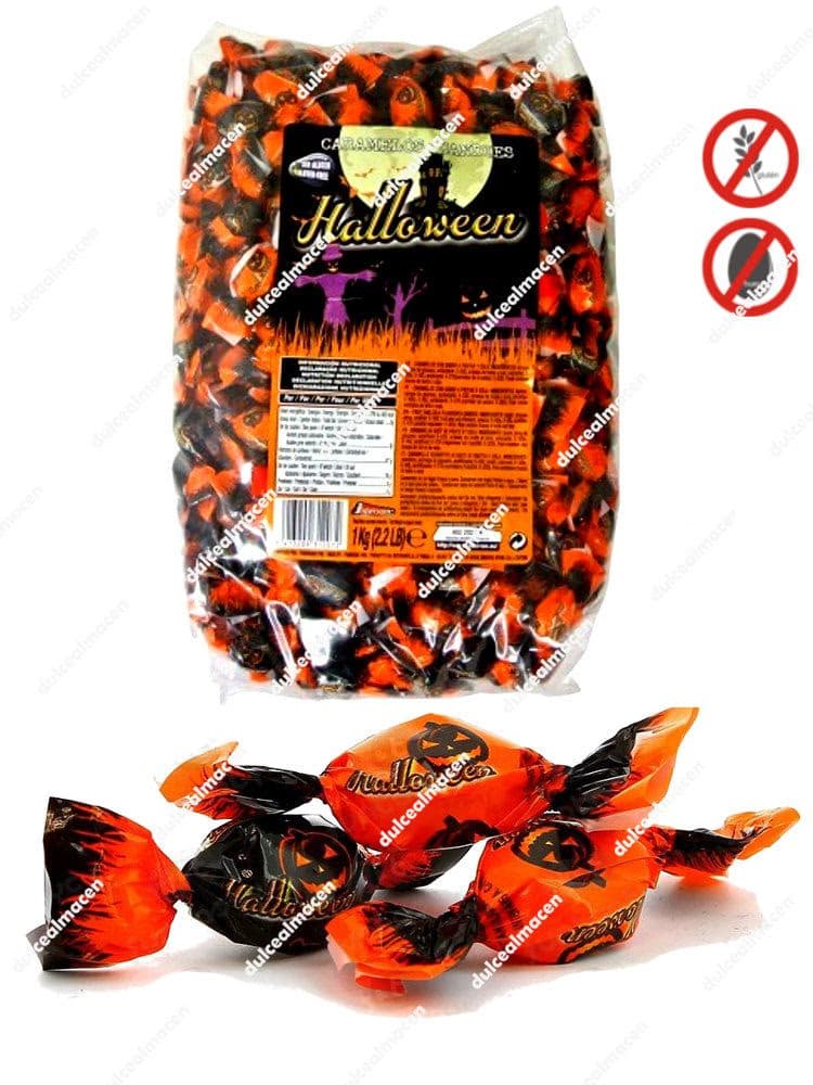 ITV Caramelo Halloween 1kg bolsa de caramelos duros en Dulcealmacen