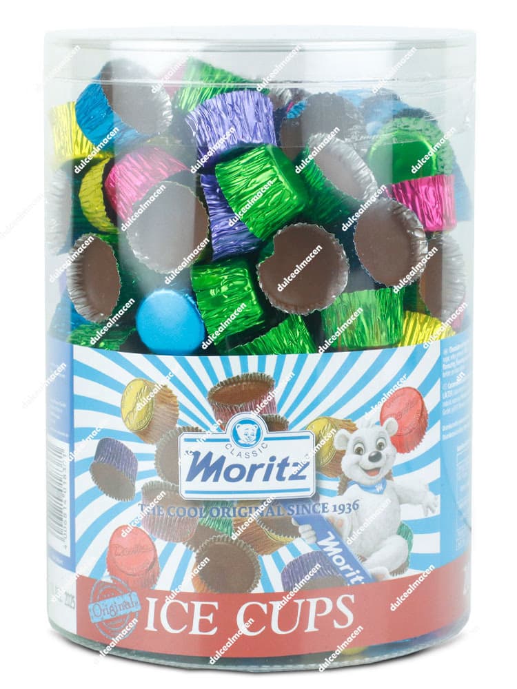 Moritz Cápsulas Choco bote de 200 unidades bombones de chocolate en Dulcealmacen