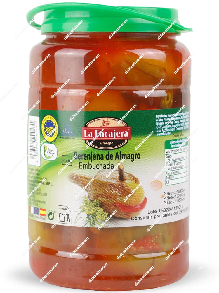 Encajera Berenjena Embuchada Cubo 1,45kg | Sabor