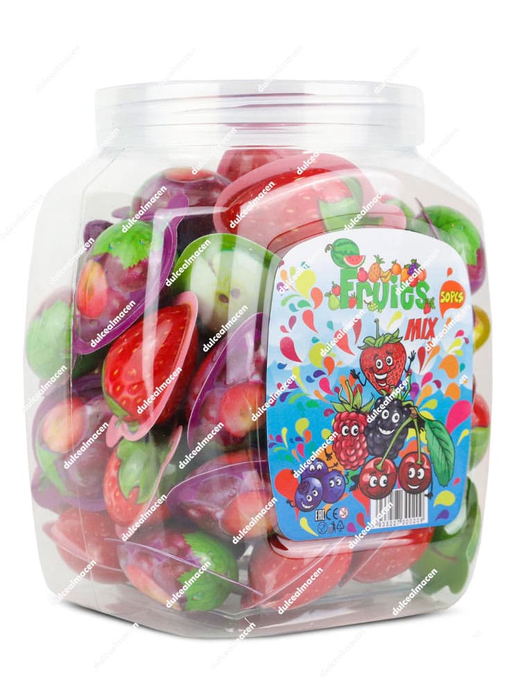 Fruits Mix Jelly Candy bote de 50 unidades gominolas en Dulcealmacen