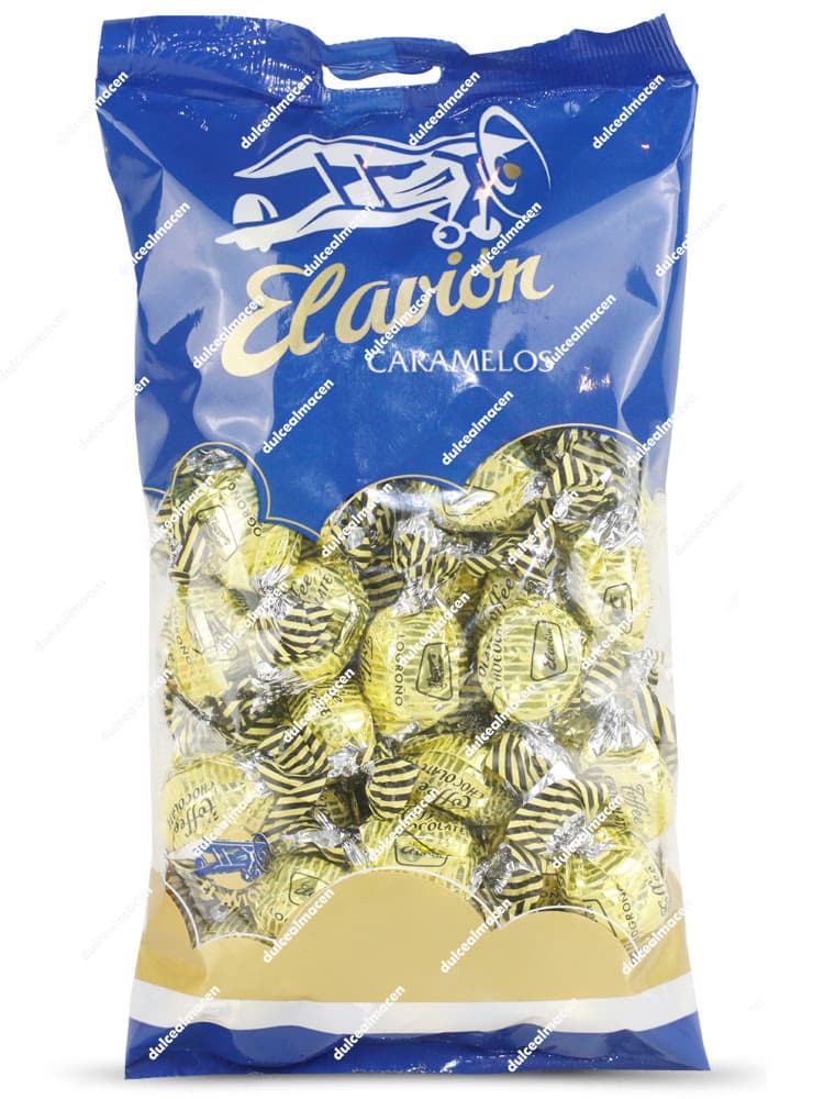 Bolsa de El Avión Caramelo Toffe-Chocolate 500 gr en Dulcealmacen