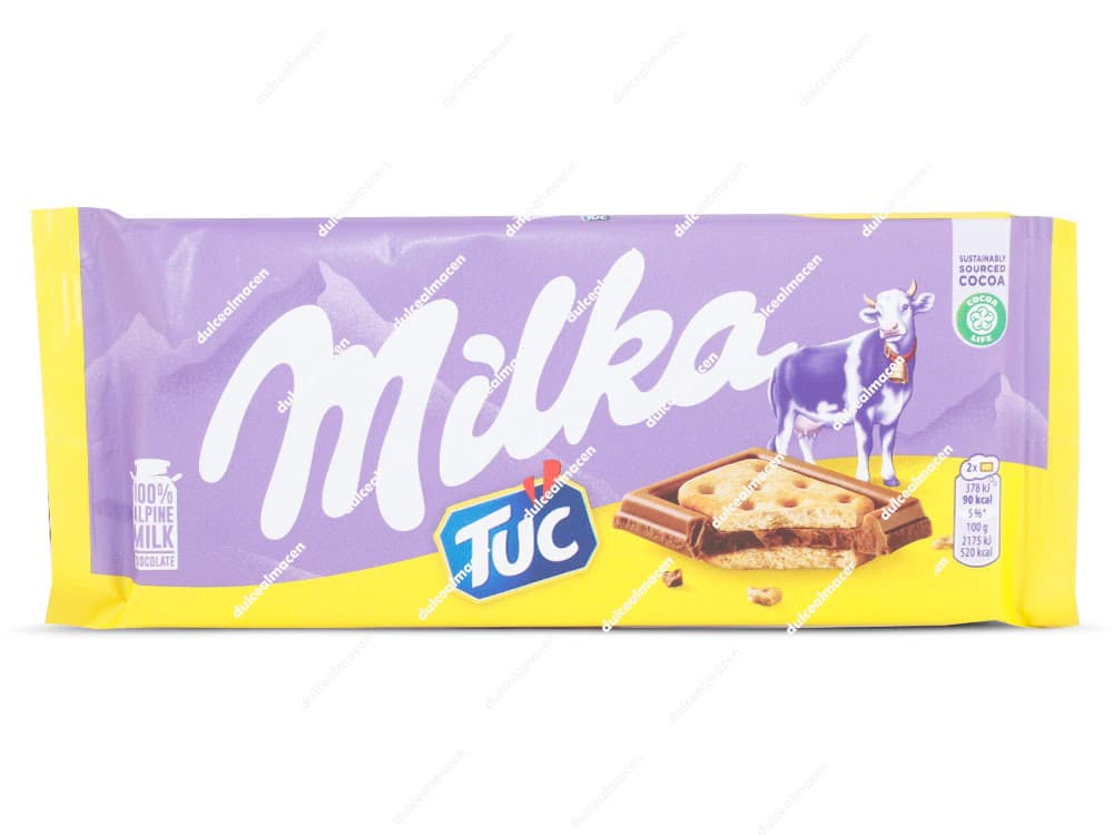 Milka Tableta Tuc 87 gr en Dulcealmacen