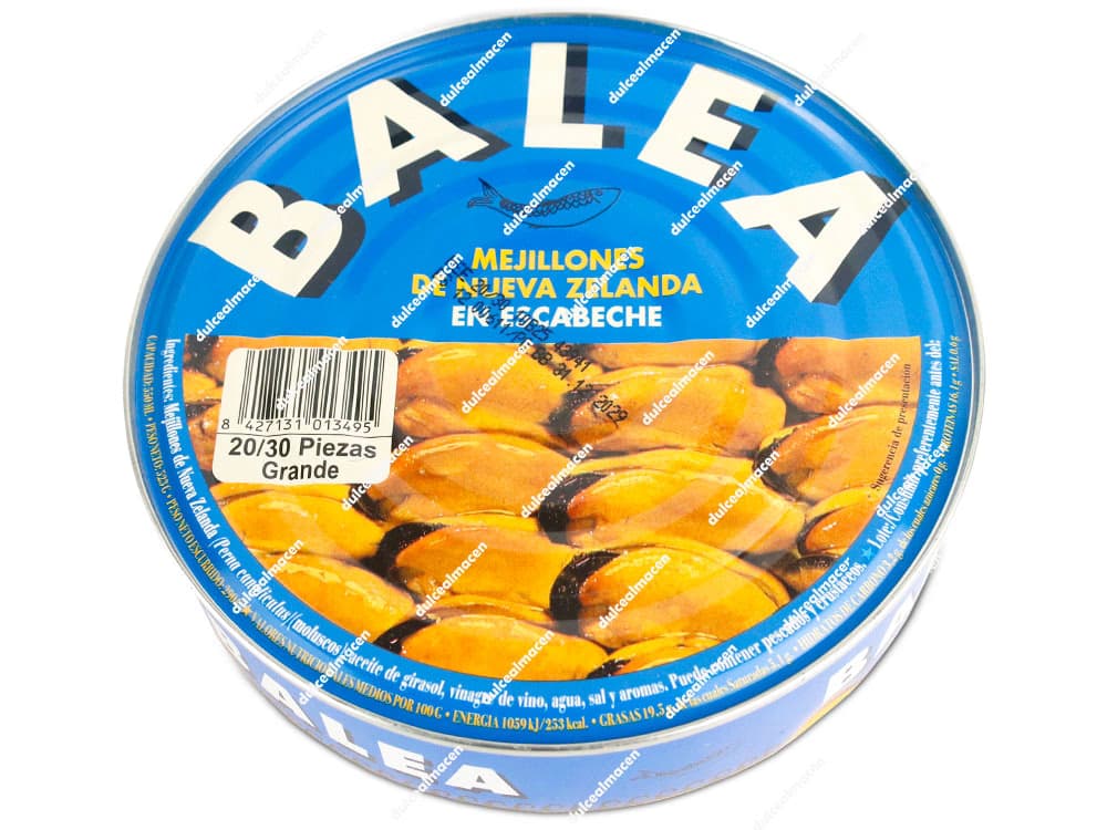 Balea Mejillones en Escabeche 20/30 pcs