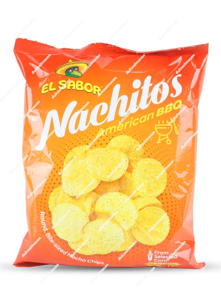 Bolsa de El Sabor Nachitos Sabor Barbacoa 100gr en Dulcealmacen