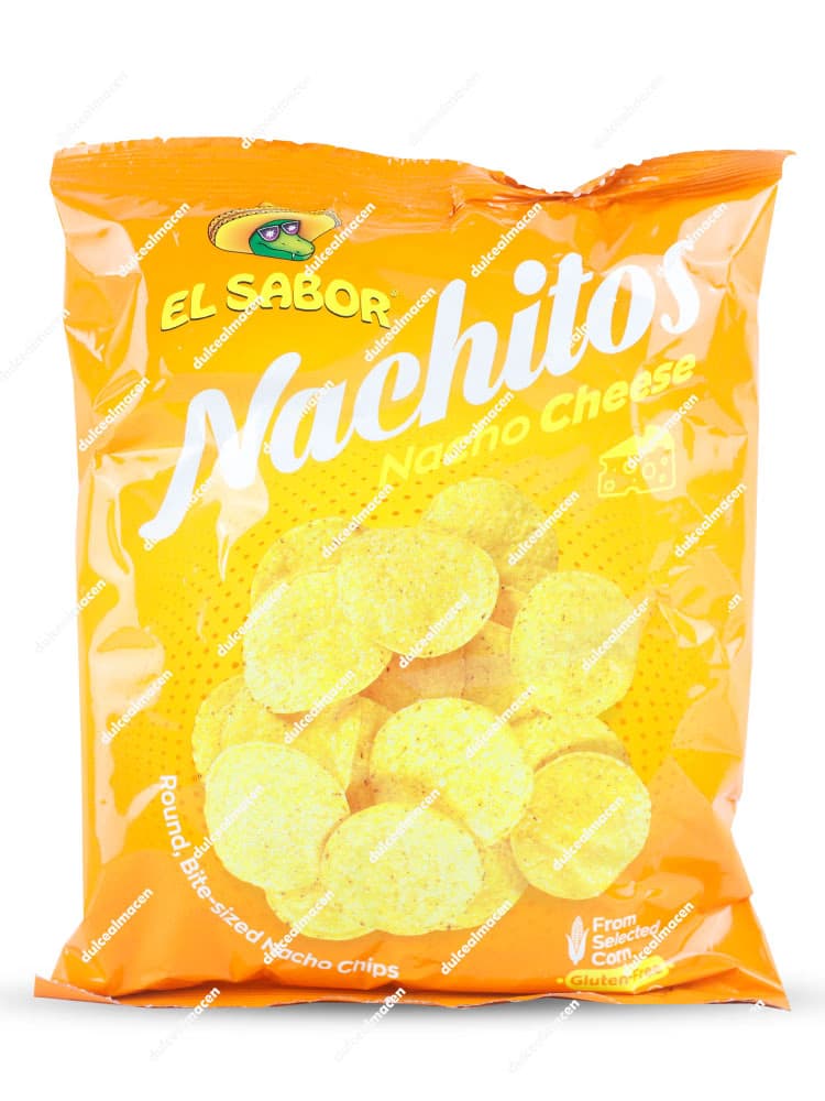 Bolsa de El Sabor Nachitos Sabor Queso 100gr en Dulcealmacen