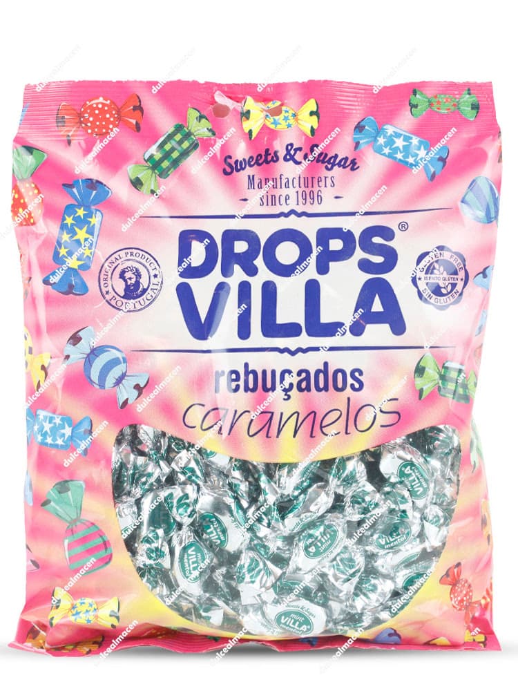Bolsa de Drops Villa Caramelos Mentol 500gr en Dulcealmacen
