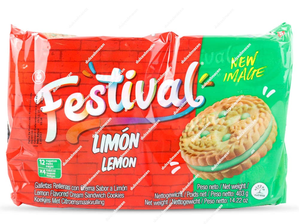 Festival galletas limon 12 uds