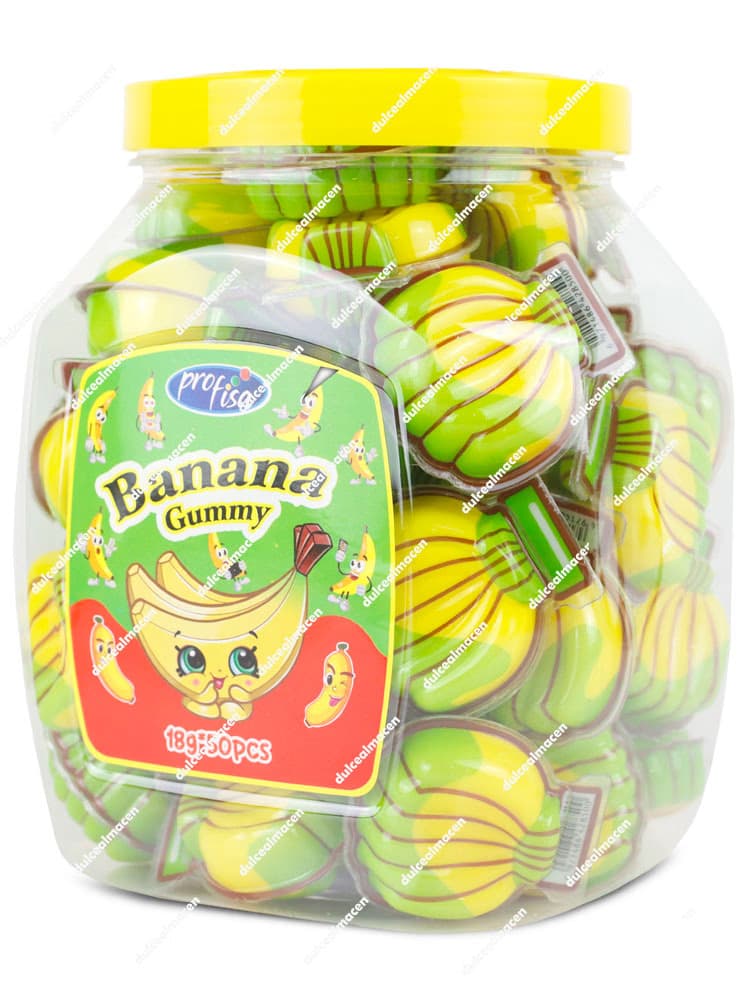 Gominolas de Plátano Dulces 50 Unidades