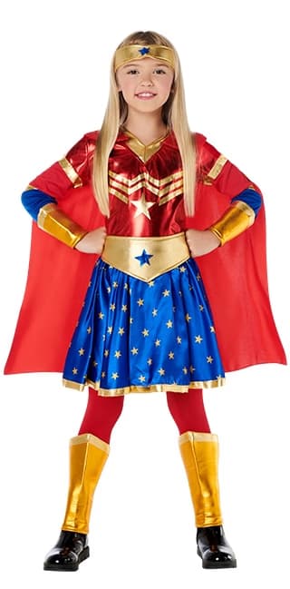 Kimokaweii disfraz  3-4 super heroina estrella con capa