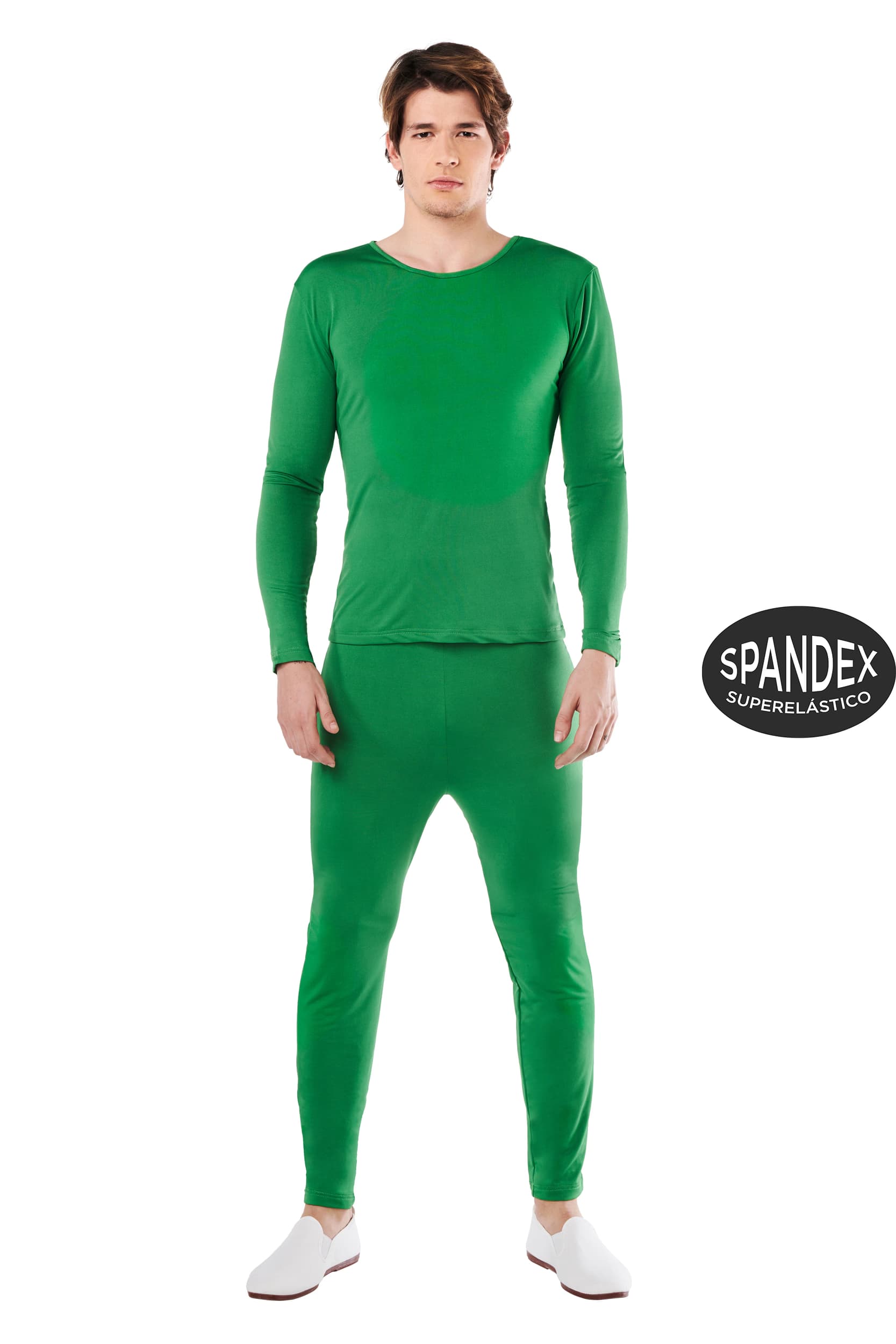 Kimokaweii disfraz  t-m/l  maillot verde 2 pzas hombre spandex