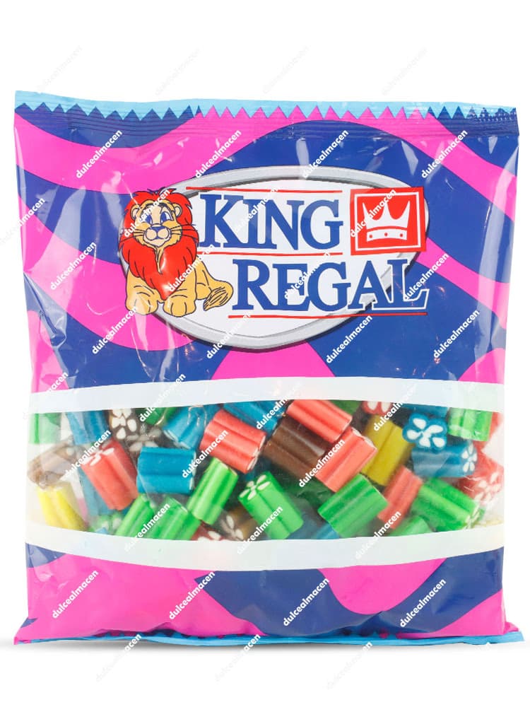 Bolsa de King Regal Pistones de Frutas 500gr en Dulcealmacen