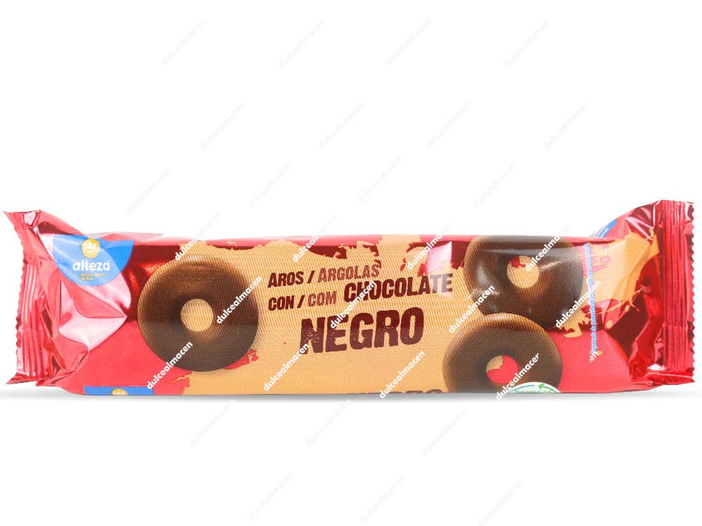Paquete de galletas Alteza Aros Chocolate 128g Dulcealmacen