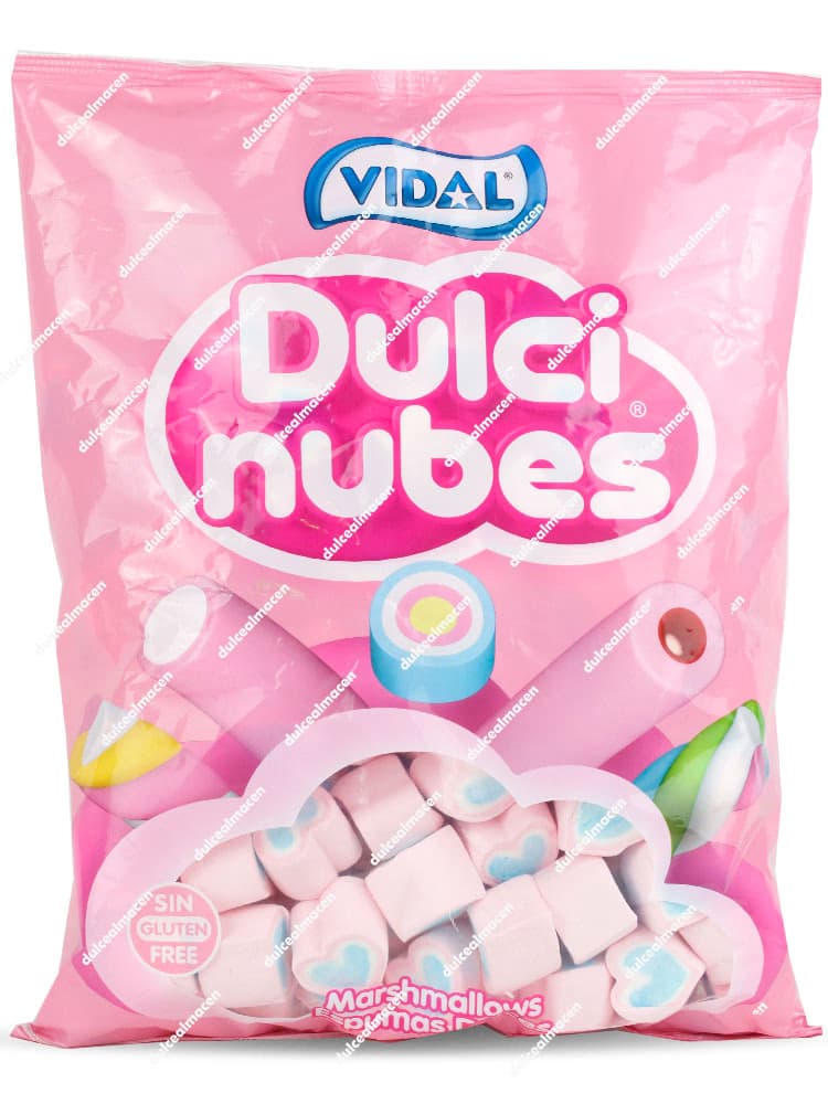 Bolsa de Vidal Nubes Corazones Tricolor 125 uds Dulcealmacen