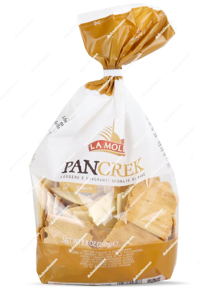 Bolsa de pan tostado La Mole Pancrek Clásico 250g Dulcealmacen